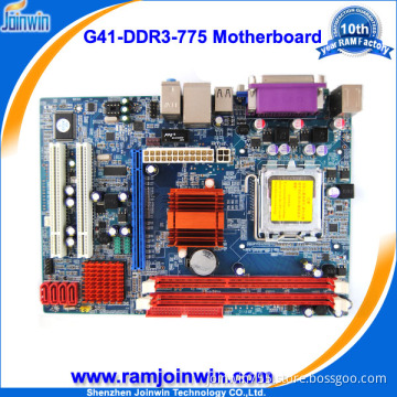 Best Price LGA775 Motherboard G41 DDR3 for Desktop
